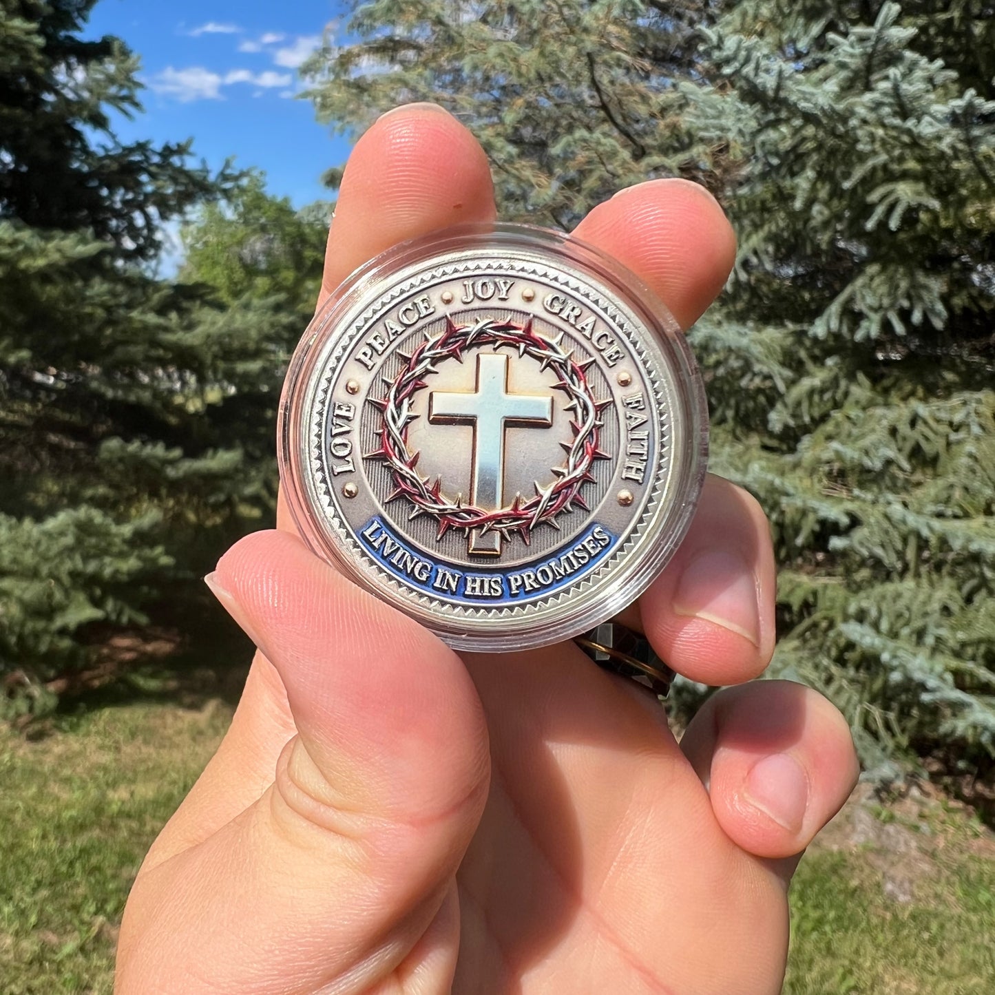 THE LIVING LIGHT JESUS COIN